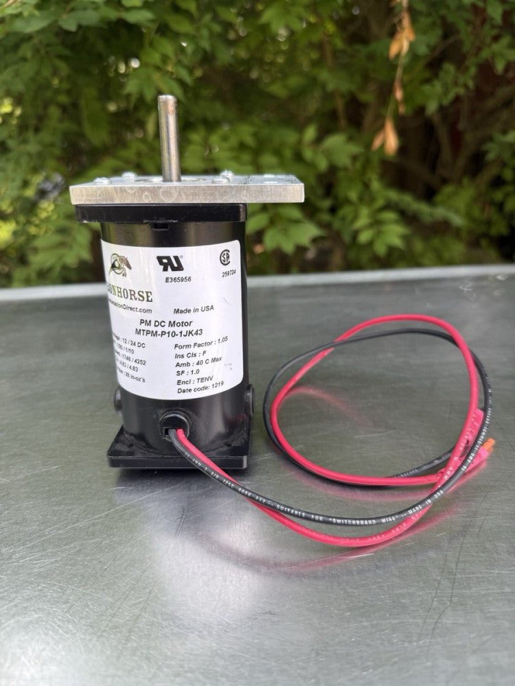 Ironhorse MTPM-P10-1JK43 PM DC Motor 12/24VDC, 0.05/0.1HP, 1746/4252RPM - Used