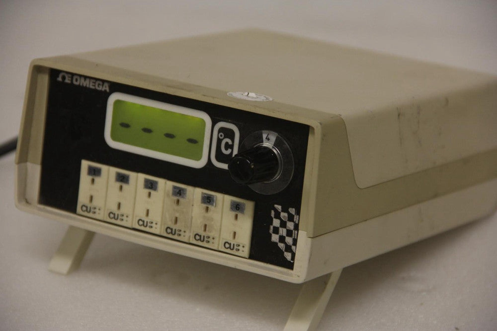 OMEGA BS6001A Thermometer with 6-Channel Thermocouple Selectable