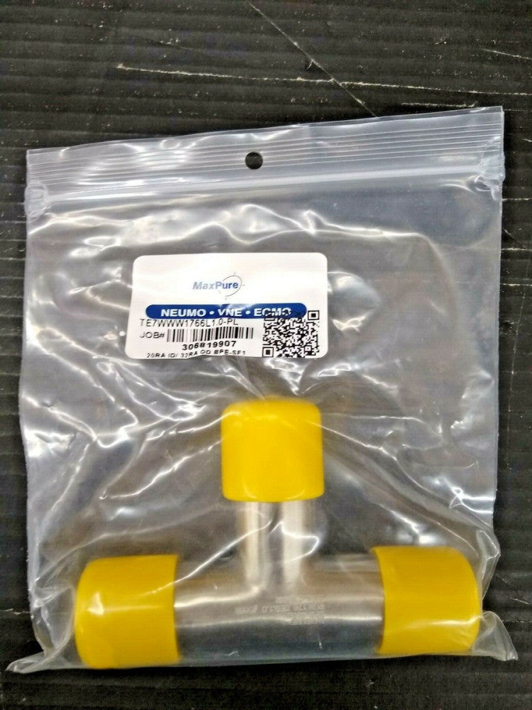 New, Maxpure, TE7RWWW1766L1.0-PL, REDUCING TEE/176 DEGREE 20RA