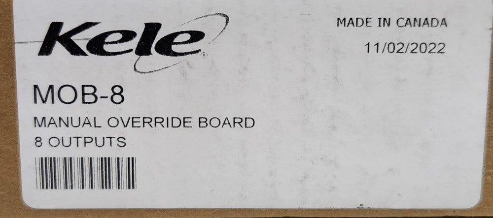 KELE MOB-8 Manual Override Board 8 Outputs MOB 8