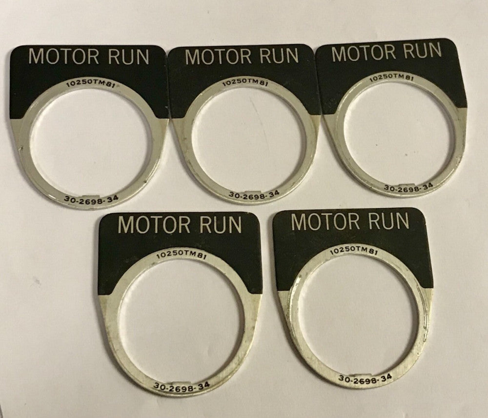 LOT OF (5) CUTLER HAMMER SQUARE D ALLEN BRADLEY 10250TM81 39-2698-34 Motor Run