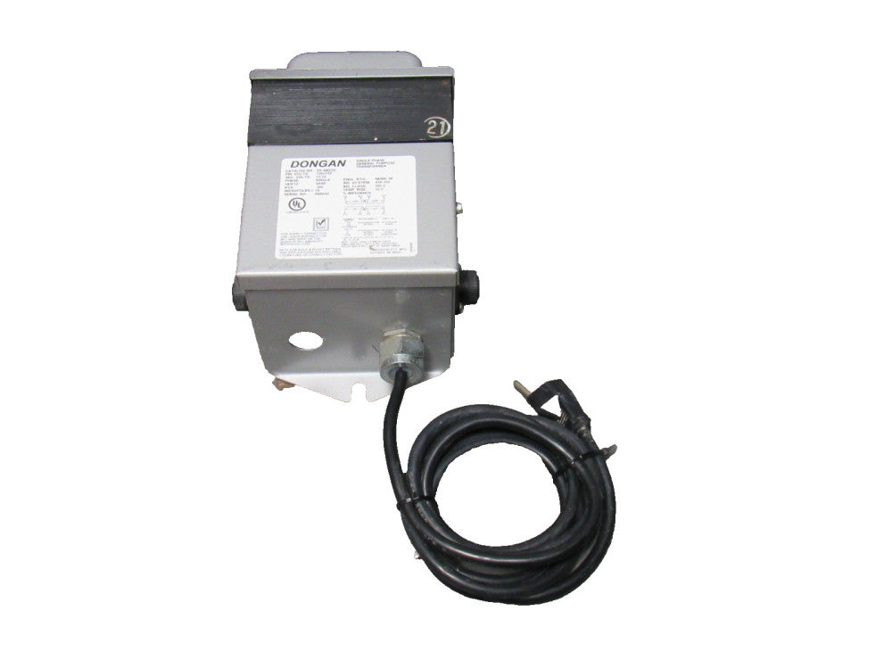 Dongan Transformer 35-M025 120X240V Pri 12/24V Sec .500 Kva 1Ph - Used