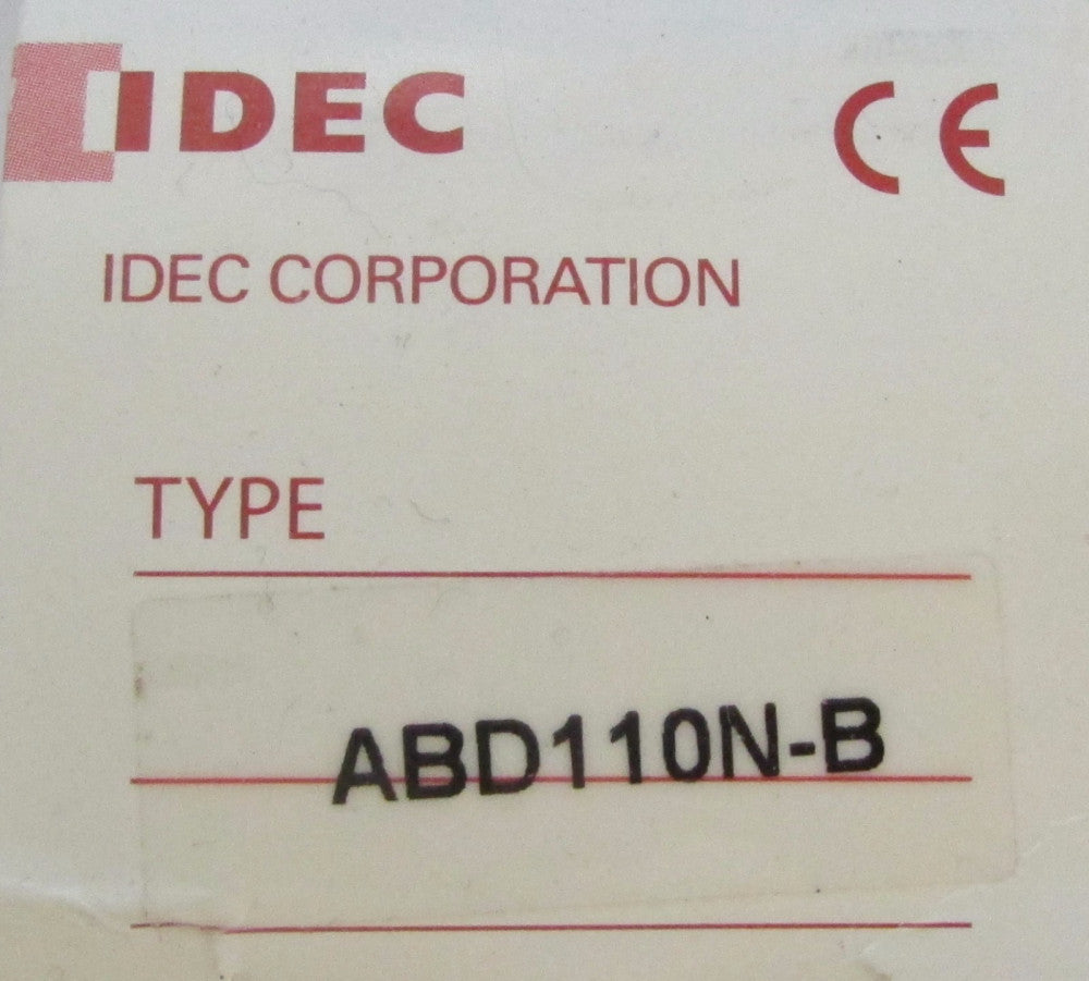 IDEC ABD110N B Flush Head Black Push Button