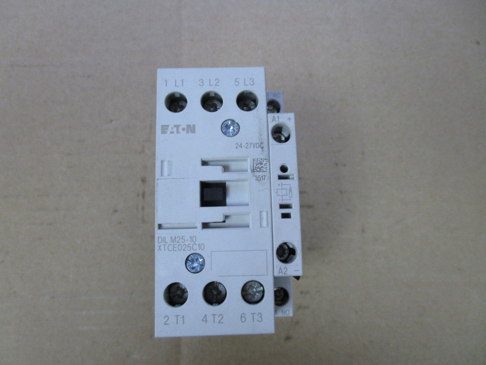 EATON DILM25-10 XTCE025C10 CONTACTOR 24-27VDC 40A