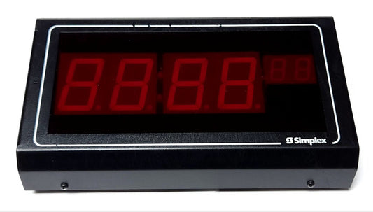 SIMPLEX 6303 9101 Digital Clock Timer 120 VAC Display HOSPITAL GRADE 6 DIGIT
