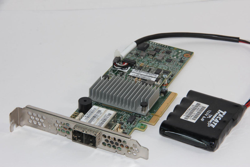LSI LOGIC MR SAS 9380-8E 8-Port 12Gb PCIe 3.0 MegaRAID RAID Controller w/ Batt