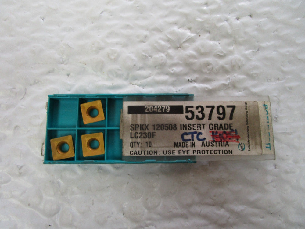 BOEHLERIT SPKX 120508 CARBIDE INSERT LC230F