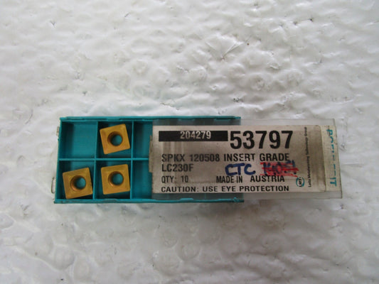 BOEHLERIT SPKX 120508 CARBIDE INSERT LC230F