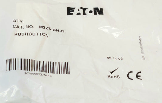 EATON M22S DH G Non Illuminated Green Extended Head Pushbutton Operator