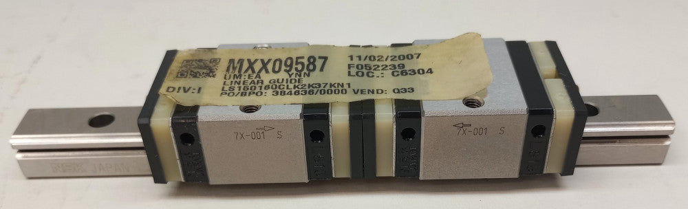 NSK LS150160CLK2K37KN1 Linear Guide Assembly 6-1/4" OAL