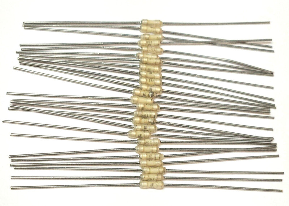 LOT OF 25 LITTELFUSE PICOFUSE 251015 15 AMP AXIAL 125 VAC Fuse Resistor Cink