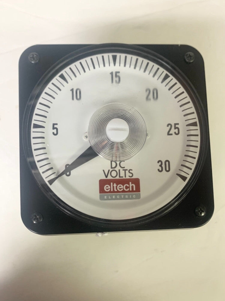 YOKOGAWA 103011NLNL/7 P 0-30 VDC Eltech 2002057770 DC Volt Meter 123011NCNL-4 