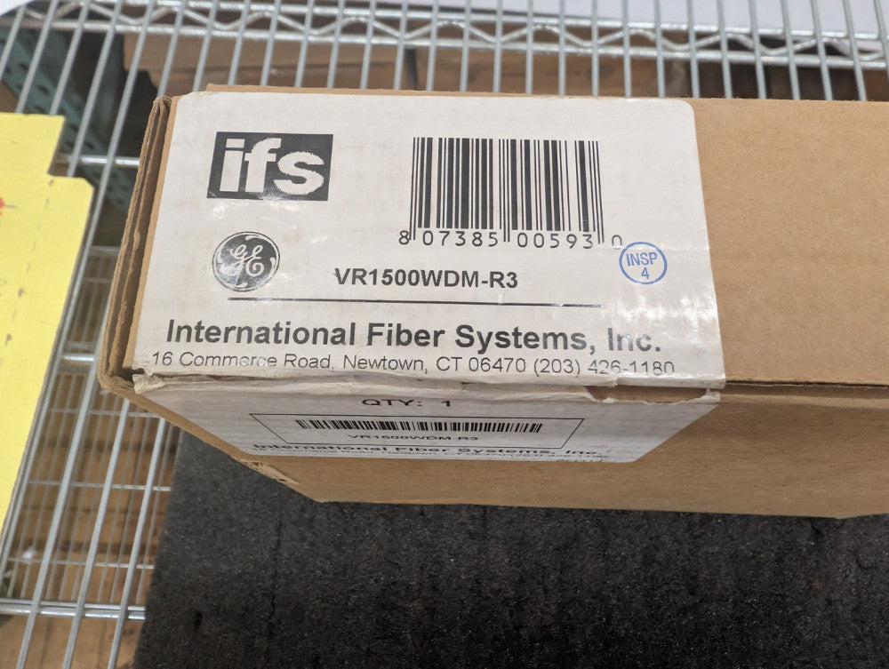 New, GE, VR1500WDM-R3, IFS Video Transmitter/Data Receiver Rack Mount 
