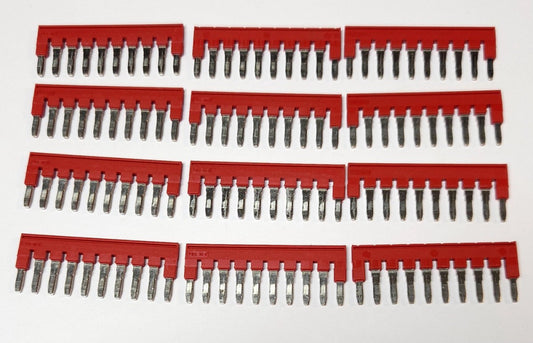 BAG OF 12 EATON XBAFBS106 Type FBS 10-6 RED Plug In Bridge FBS106