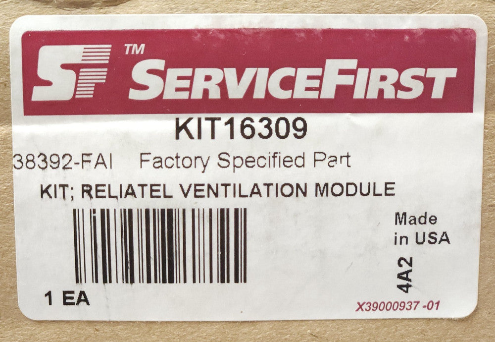 SERVICE FIRST KIT16309 Ventilation Module Kit Trane/Reliatel 12 1/2-50 Ton BAY