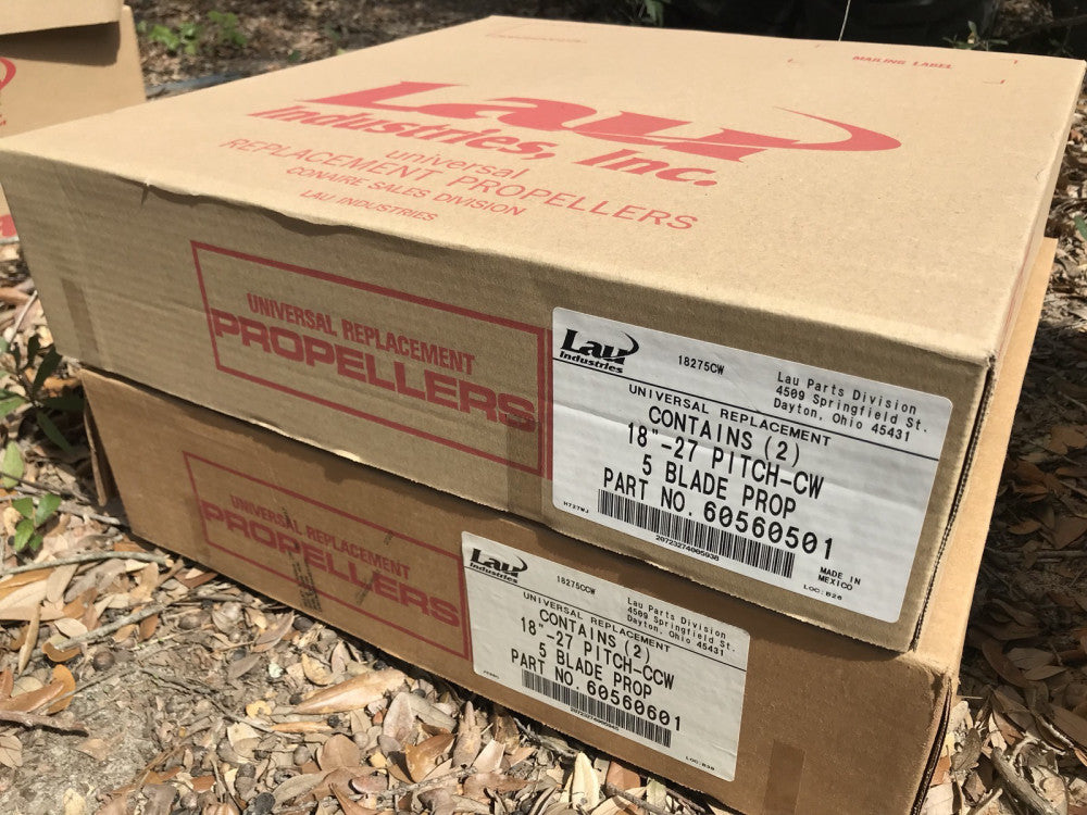Lau 5-Blade 18" 27 Pitch CW Condenser Blade # 60560501 (qty 2 per box)