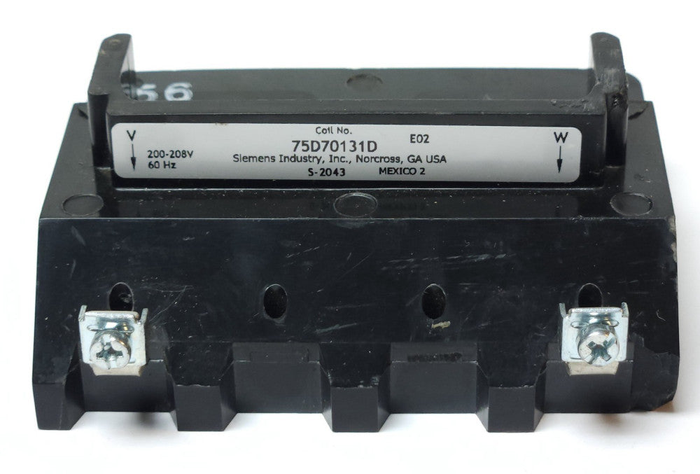SIEMENS 75D70131D 200-208 VAC Size 4 Coil E02 S-2043