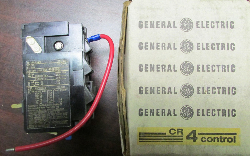 General Electric GE Overload Relay CR4G1WK
