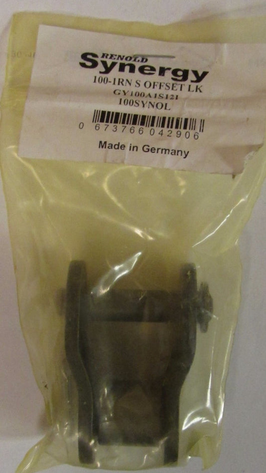 RENOLD SYNERGY 100 IRN S OFFSET LK GY100A1S121 100SYN0L Chain Master Link