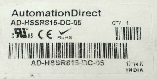 AUTOMATION DIRECT AD HSSR815 DC 05 Mini Power Supply Relay Module Input 3.5-32 V