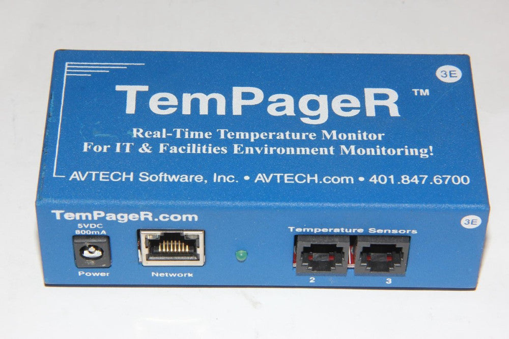 AVTECH TMP-55287 TemPageR Real-Time Temperature Monitor