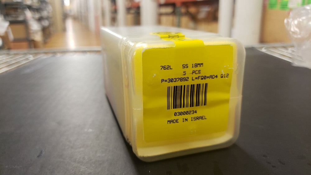 New, Ham-Let, 762LSS14MM, St.St. 316 Union Connector, Let-Lok Tube Fitting 14mm
