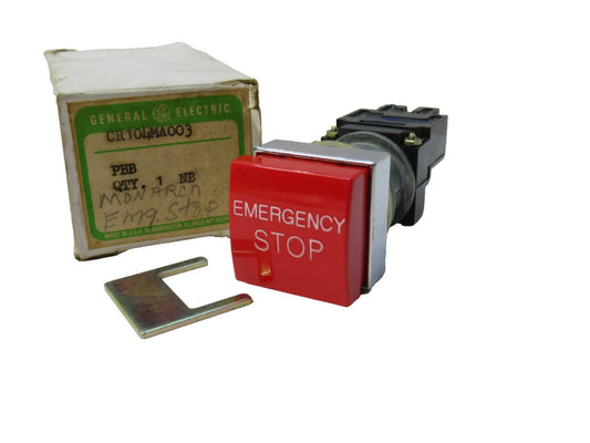 (NEW) GENERAL ELECTRIC CR104MA003 Emergency Stop Pushbutton
