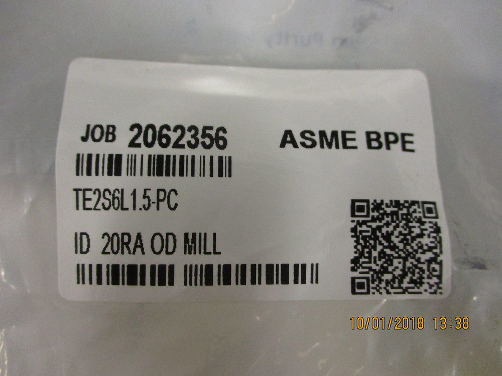 TE2S6L1.5-PC Maxpure BPE Series 1-1/2 90 Degree Elbow, T316L BRAND NEW!