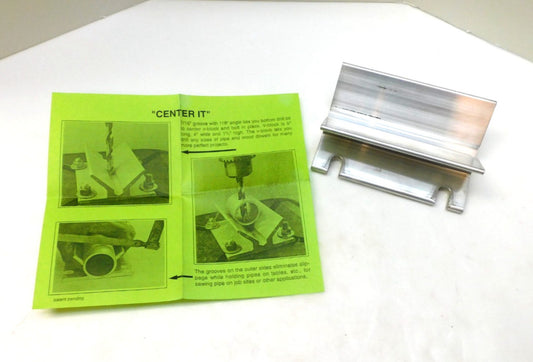 CENTER-IT DRILL PRESS BLOCK 5" X 4" X 1-3/4" 45° TAPER ALUMINUM