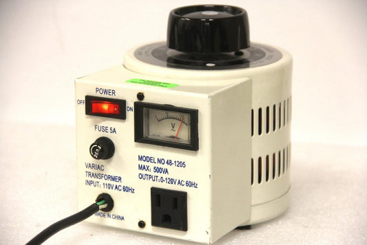 PHILMORE 48-1205 0-120V 500VA Regulating Transformer 110V Input