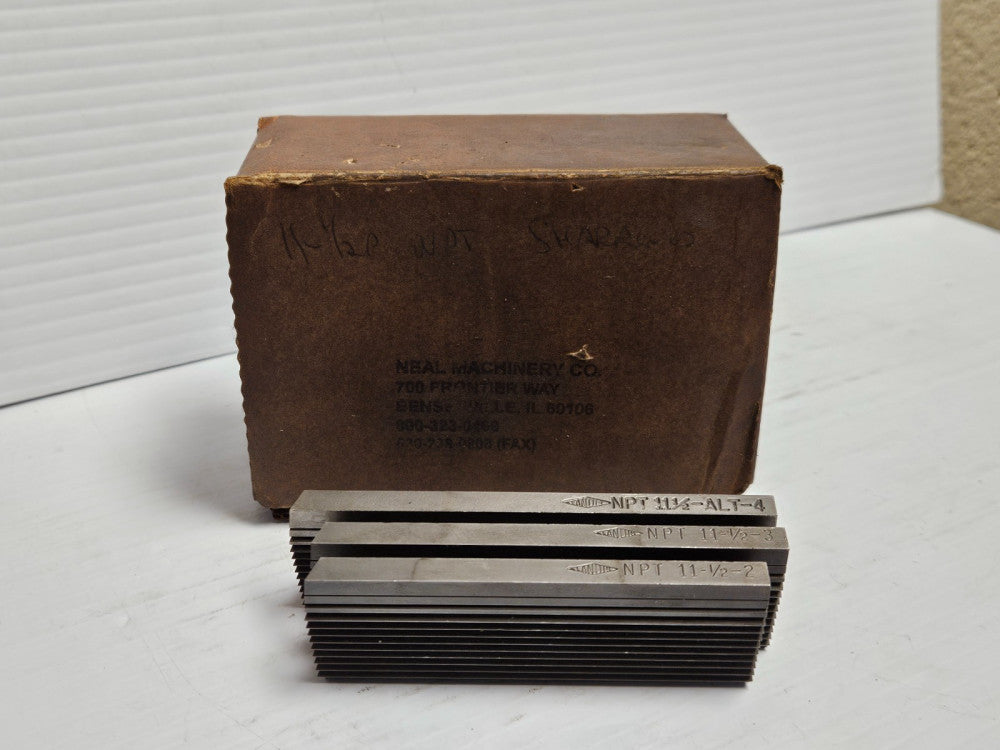 3PC Landis Thread Chaser Set 11-1/2P ALT 1-1/4" x #2 3-3/8", #3 3-5/8", #4 3-7/8