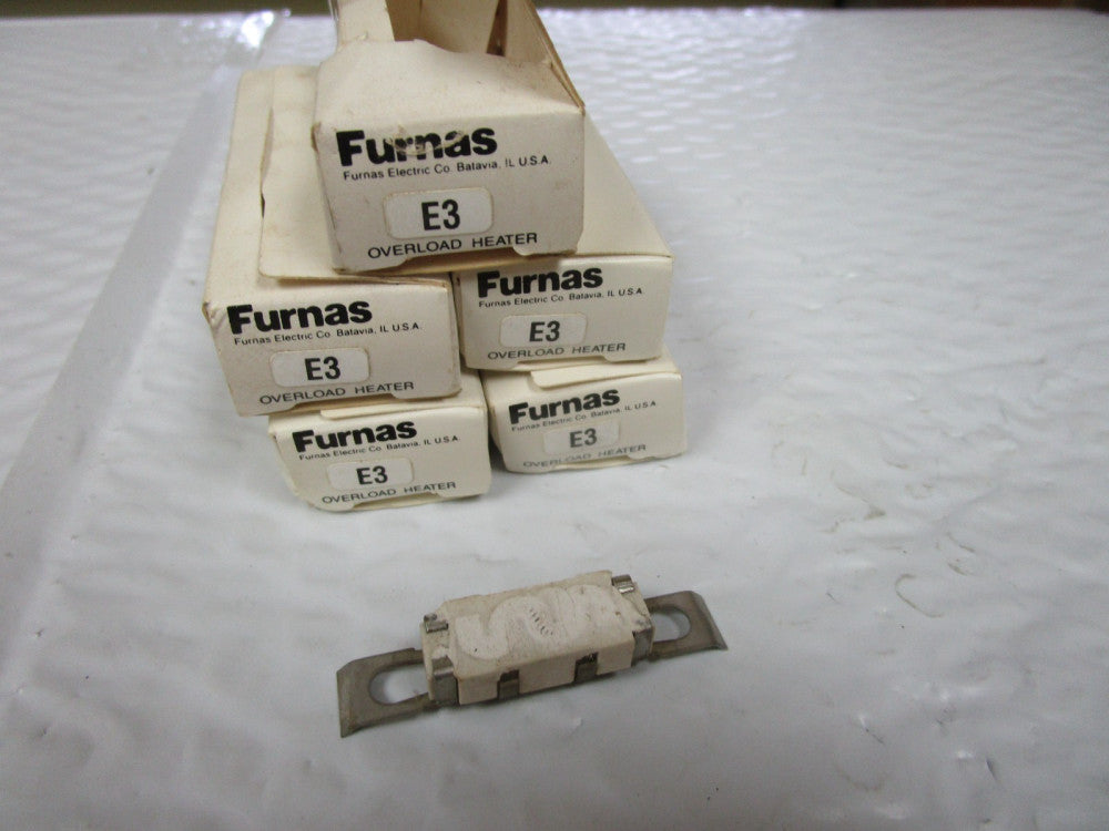 NEW LOT OF 5 FURNAS OVERLOAD HEATER E3