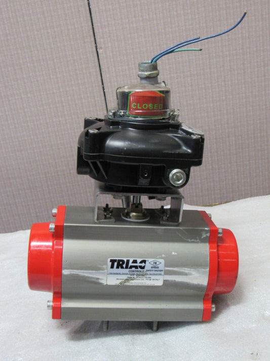 TRIAC ACTUATOR SS-9SFX-150-6BA W/ LIMIT SWITCH EX10A2SBKN - USED