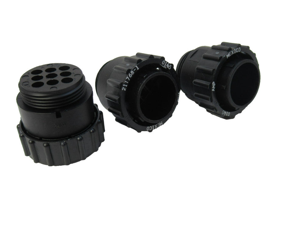 (NEW - Lot of 3) AMP 211768-1 Connector Housing 9-Terminals
