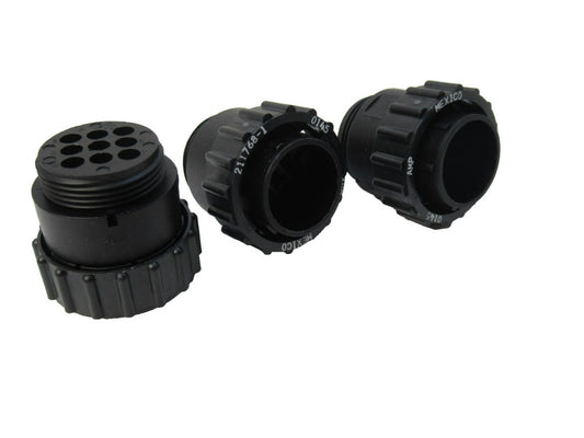 (NEW - Lot of 3) AMP 211768-1 Connector Housing 9-Terminals