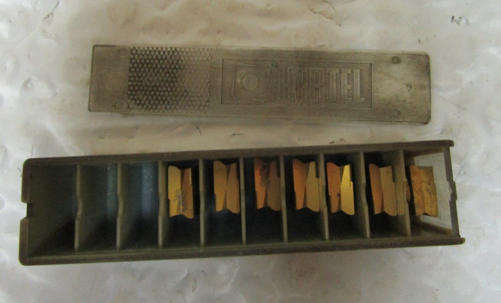Lot Of 7 Hertel CM3 Carbide inserts P25 M20 K20