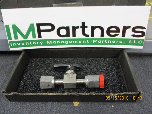 SS-42FVCR4 Whitey Stainless Steel 1-Piece 40G Series Ball Valve, Tube Brand New!