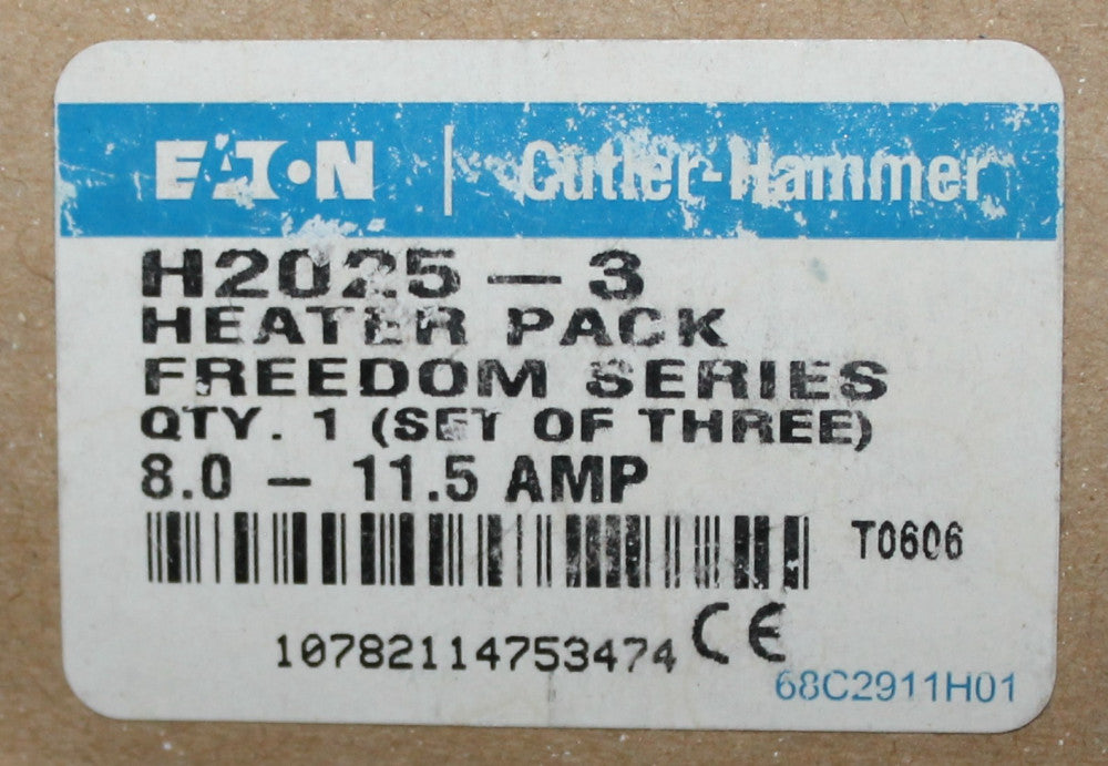 EATON CUTLER HAMMER H2025 3 Heater Pack Set of Three 