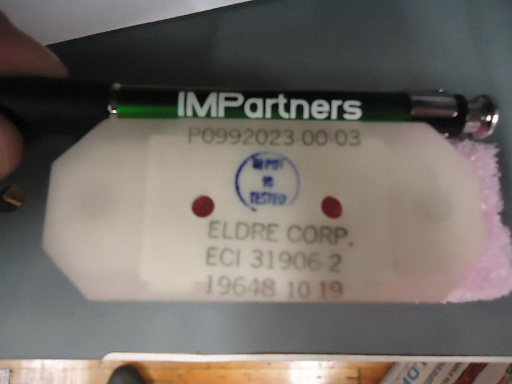 Eldre 31906-2 Rail Terminal Busbar. Brand New!
