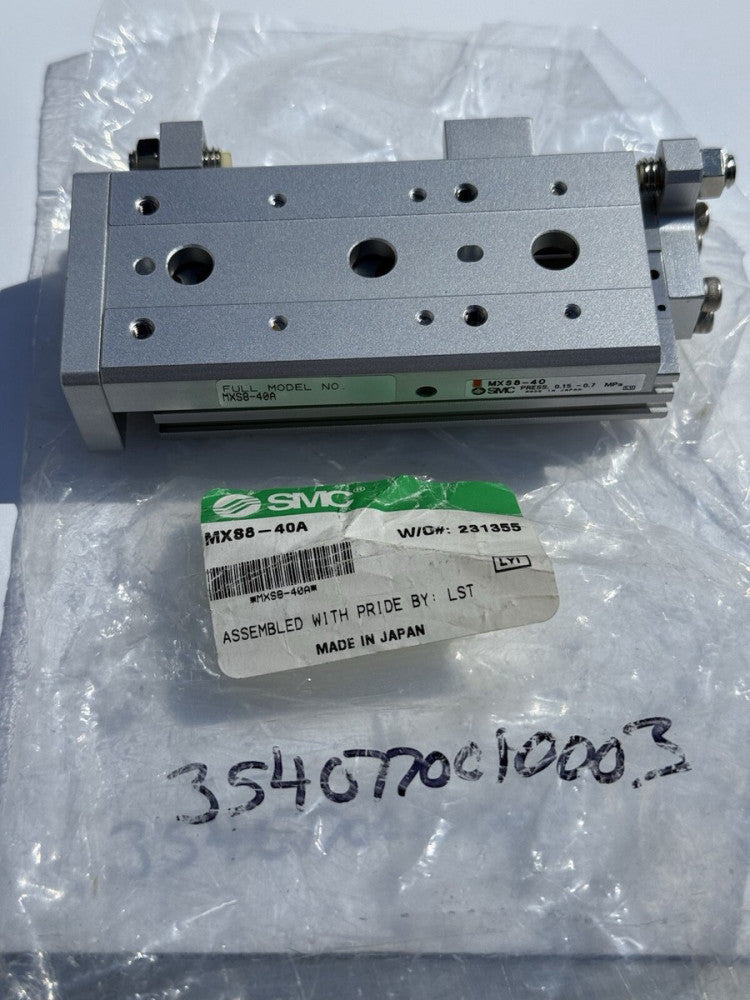 SMC MXS8-40 Pneumatic Slide Table Cylinder *Unused New