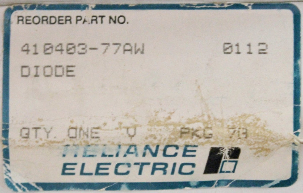 RELIANCE ELECTRIC 410403 77AW 9310 Thyristor Diode 0112