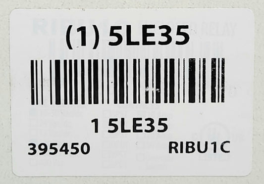 RIN 5LE35 RINU1C Enclosed Relay 120 VAC 10-30 VAC VDC