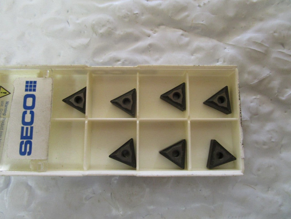 Lot of 7 Seco TP2500 Carbide Inserts TNMG110304-MF2