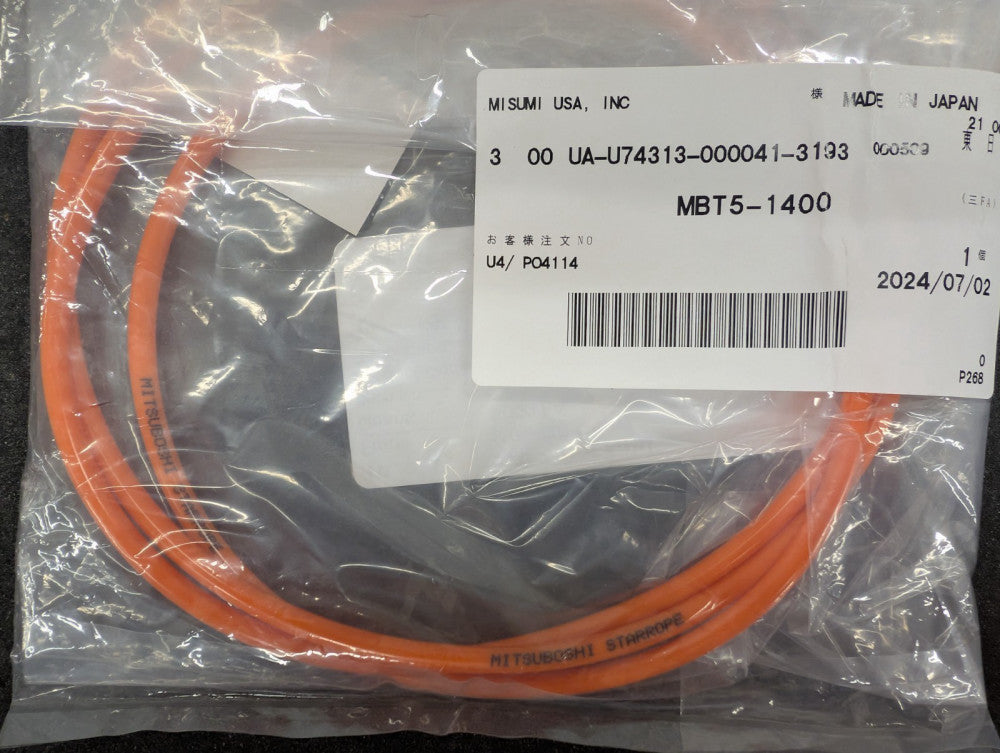 New, Misumi, MBT5-1400, ROUND BELTS - POLYURETHANE 