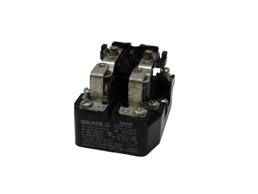 Square D 8501 CO16V20 Power Relay Series E Coil 120V 50/60Hz