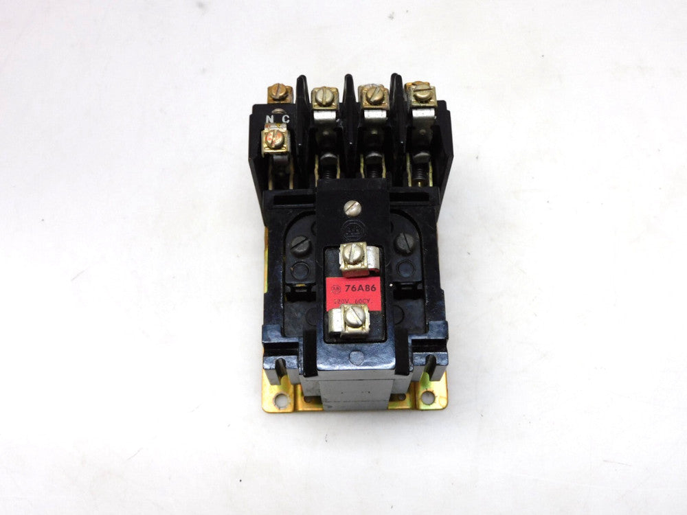 ALLEN BRADLEY BR-400 CONTACTOR RELAY BUL 700 BR 120VCOIL 1 TERMINAL NORM CLOSED