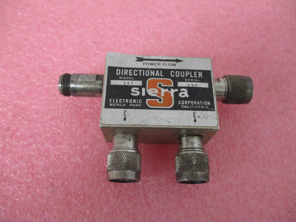 ELECTRONIC CORPORATION SIERRA DIRECTIONAL COUPLER 145