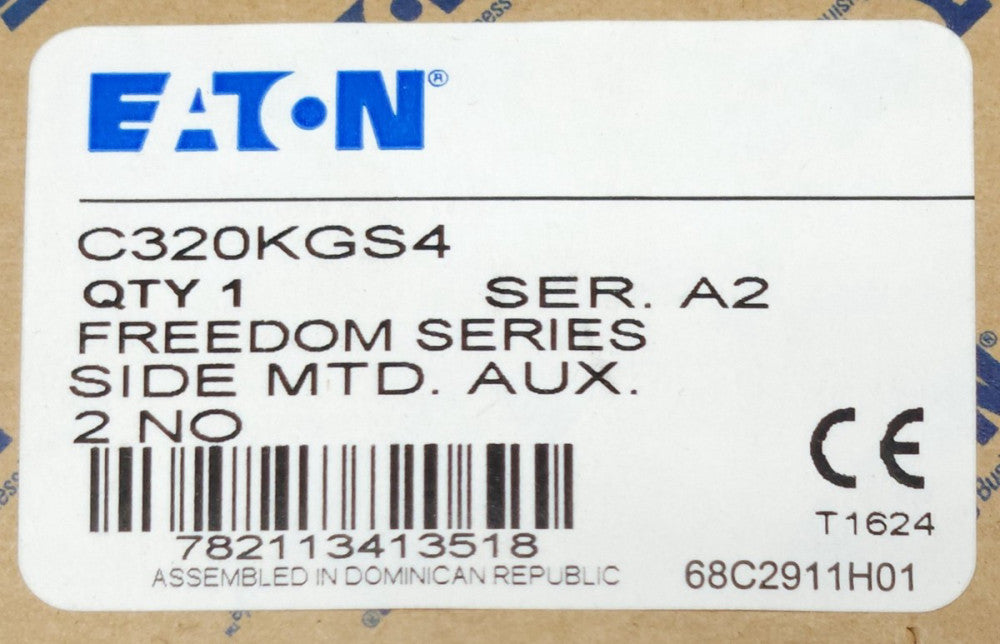 EATON CUTLER HAMMER C320KGS4 Freedom Series 2 NO Auxiliary Contact