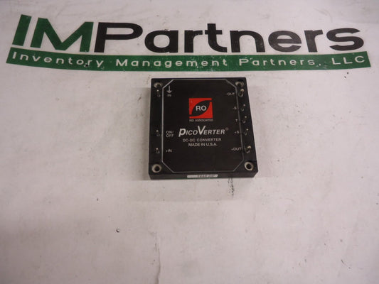 PV48-24, RO Associates, DC/DC 50W 48V IN 15V 4A, BRAND NEW!