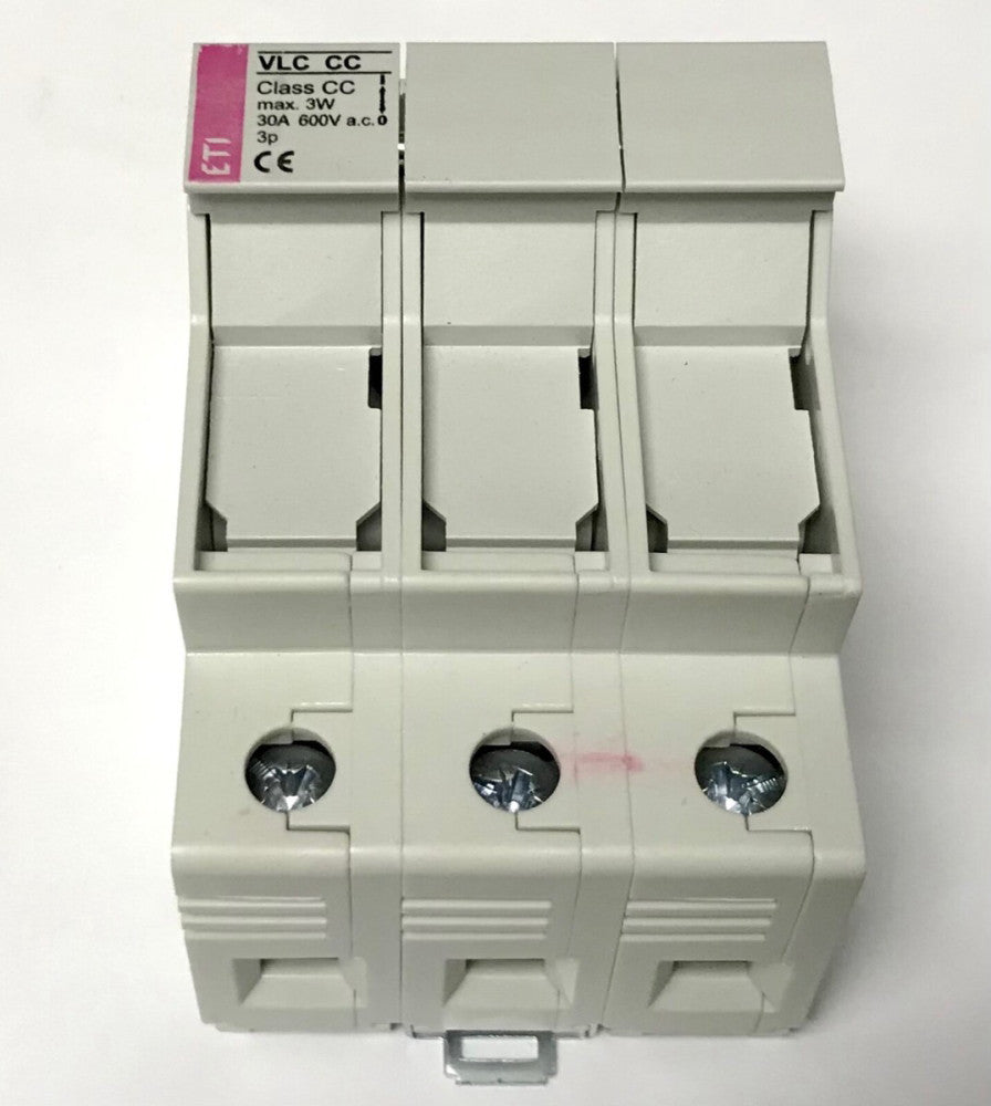 EATON C38FHCC 3 VLC CC Modular Fuse Holder 30 AMP 600 VAC Type CC Fuses